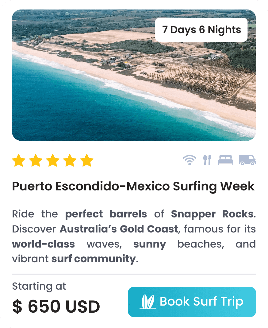 Puerto Escondido-Mexico Surfing Week